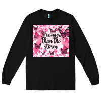 Black stronger than the storm Long Sleeve Tee - MaliasSmallBusiness