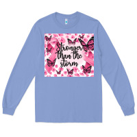 Colony Blue stronger than the storm Long Sleeve Tee - MaliasSmallBusiness