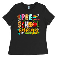 Black pre school energy Ladies Tee - texasbilliewilder