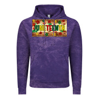 Cloud Purple juneteenth licence plate template Vintage Hoodie - Artiststas