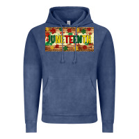 Vintage Denim juneteenth licence plate template Vintage Hoodie - Artiststas