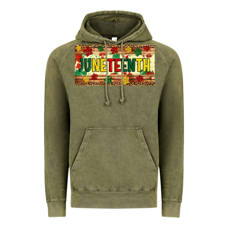 Juneteenth Licence Plate Template Vintage Hoodie by Artiststas | Teevron
