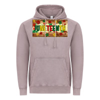 Vintage Zinc juneteenth licence plate template Vintage Hoodie - Artiststas