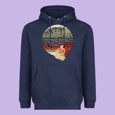 Merry Christmas Vintage Retro Heavyweight Hoodie Designed By Bettercallsaul