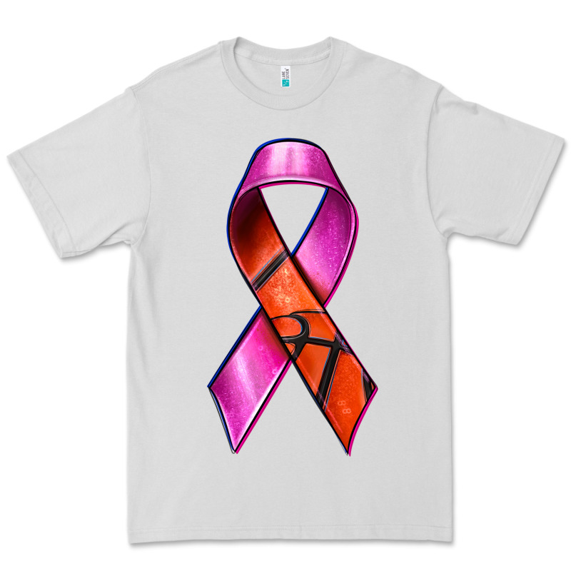 Breast Cancer Ribbon Basketball Premium Tee by texasbilliewilder | Teevron