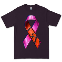 Plum Breast Cancer Ribbon Basketball Premium Tee - texasbilliewilder