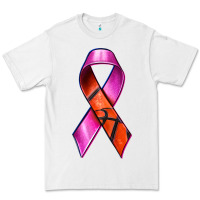 White Breast Cancer Ribbon Basketball Premium Tee - texasbilliewilder