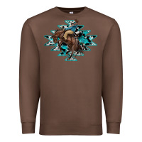 Chestnut western cowboy Premium Sweatshirt - RanaPortraitStore