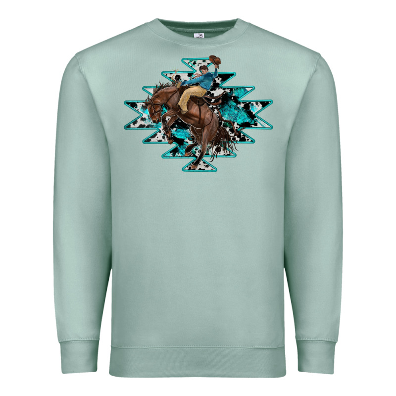 Western Cowboy Premium Sweatshirt by RanaPortraitStore | Teevron
