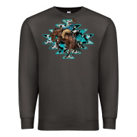 Smoke western cowboy Premium Sweatshirt - RanaPortraitStore