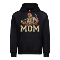 Black Baseball mom Urban Hoodie - HowdyJamesFarm