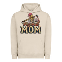 Pigment French Oak Baseball mom Urban Hoodie - HowdyJamesFarm