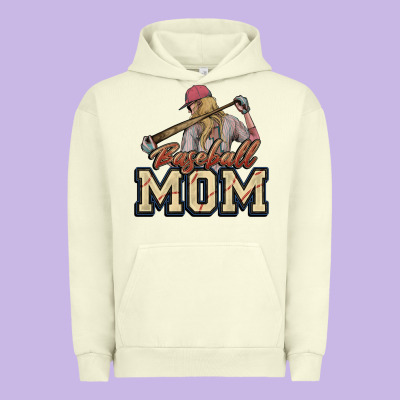 Baseball Mom Urban Hoodie Designed By Howdyjamesfarm