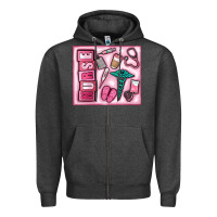 Charcoal Heather nurse Zipper Hoodie - MaliasSmallBusiness