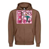 Chestnut nurse Zipper Hoodie - MaliasSmallBusiness