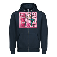 Navy nurse Zipper Hoodie - MaliasSmallBusiness