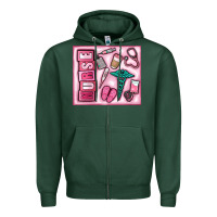 Sports Green nurse Zipper Hoodie - MaliasSmallBusiness