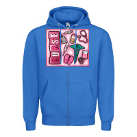 True Royal nurse Zipper Hoodie - MaliasSmallBusiness