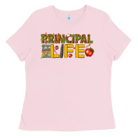 Bubblegum Pink principal life Ladies Tee - texasbilliewilder