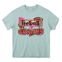Football Granny With Leopard Heavy Core Tee | Teevron