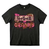 Asphalt football granny with leopard Heavy Core Tee - Zillion Design Studio