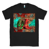 Black country boots and cowboy hat christmas Classic Tee - Jasminsmagicworld