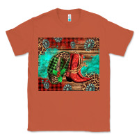 Copper country boots and cowboy hat christmas Classic Tee - Jasminsmagicworld