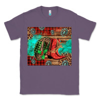 Lavender country boots and cowboy hat christmas Classic Tee - Jasminsmagicworld