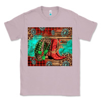 Lilac country boots and cowboy hat christmas Classic Tee - Jasminsmagicworld