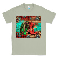 Matcha country boots and cowboy hat christmas Classic Tee - Jasminsmagicworld