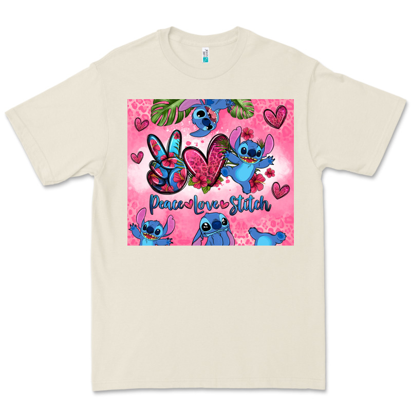 Peace Love Stitch Premium Tee by Zillion Design Studio | Teevron