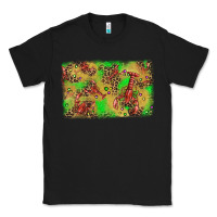 Black mardi gras crawfish and glitter background Classic Tee - AdoDesignShop