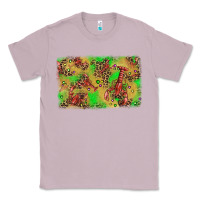 Lilac mardi gras crawfish and glitter background Classic Tee - AdoDesignShop