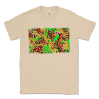 Mushroom mardi gras crawfish and glitter background Classic Tee - AdoDesignShop