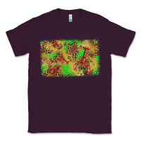 Plum mardi gras crawfish and glitter background Classic Tee - AdoDesignShop