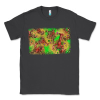 Smoke mardi gras crawfish and glitter background Classic Tee - AdoDesignShop