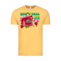 Vintage Mustard dont call me with pink phone and letters Vintage Tee - AdoDesignShop