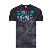Cloud Black be mine western valentine's day no background Vintage Tee - AdoDesignShop