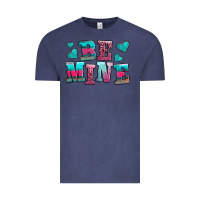 Vintage Denim be mine western valentine's day no background Vintage Tee - AdoDesignShop