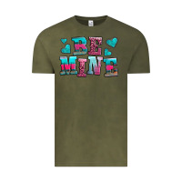 Vintage Olive be mine western valentine's day no background Vintage Tee - AdoDesignShop