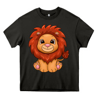 Asphalt lion Heavy Core Tee - texasbilliewilder
