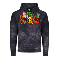 Cloud Black nurse with Christmas Vintage Hoodie - AdoDesignShop