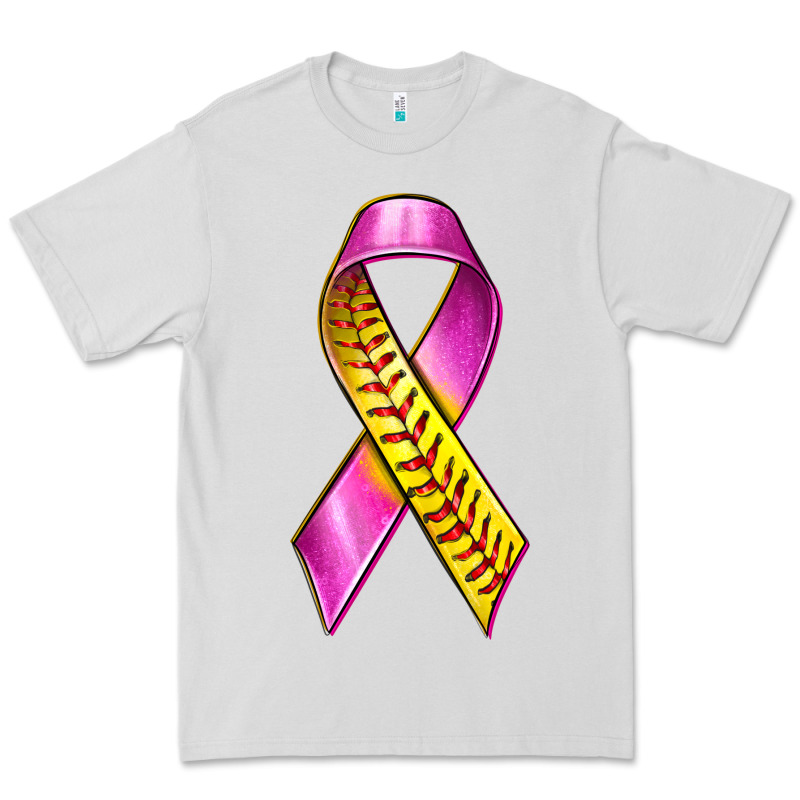 Breast Cancer Ribbon Softball Premium Tee by texasbilliewilder | Teevron