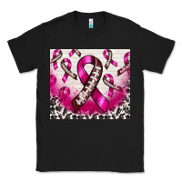 Black breast cancer american football ribbon Classic Tee - NancyCooperArtShop