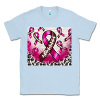 Dusty Blue breast cancer american football ribbon Classic Tee - NancyCooperArtShop