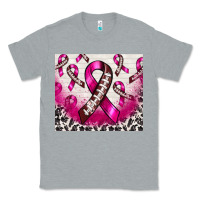 Heather Grey breast cancer american football ribbon Classic Tee - NancyCooperArtShop