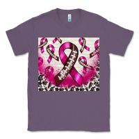 Lavender breast cancer american football ribbon Classic Tee - NancyCooperArtShop