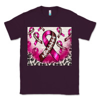 Plum breast cancer american football ribbon Classic Tee - NancyCooperArtShop