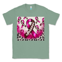Sage breast cancer american football ribbon Classic Tee - NancyCooperArtShop