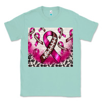 Seafoam breast cancer american football ribbon Classic Tee - NancyCooperArtShop